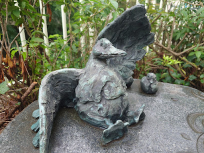 鴨の彫刻