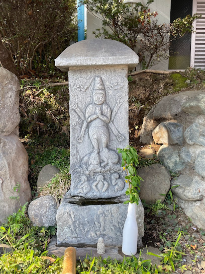 野川の不動明王と庚申塚