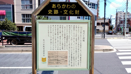 思川と涙橋跡地